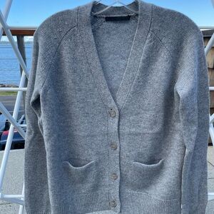 Jenni Kayne Cashmere Gray Cardigan BRAND NEW WITHOUT TAGS